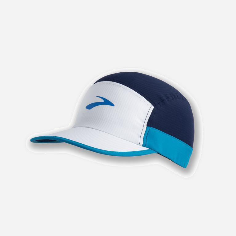 Brooks Propel Australia - Men's Running Hat - Icy Grey/Electric Blue (813056-AHR)